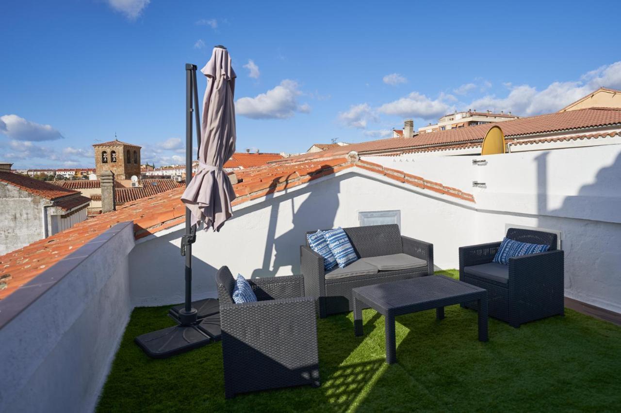Duplex Casa De Las Argollas Grand Suite Parking Gratis Plasencia Exteriör bild