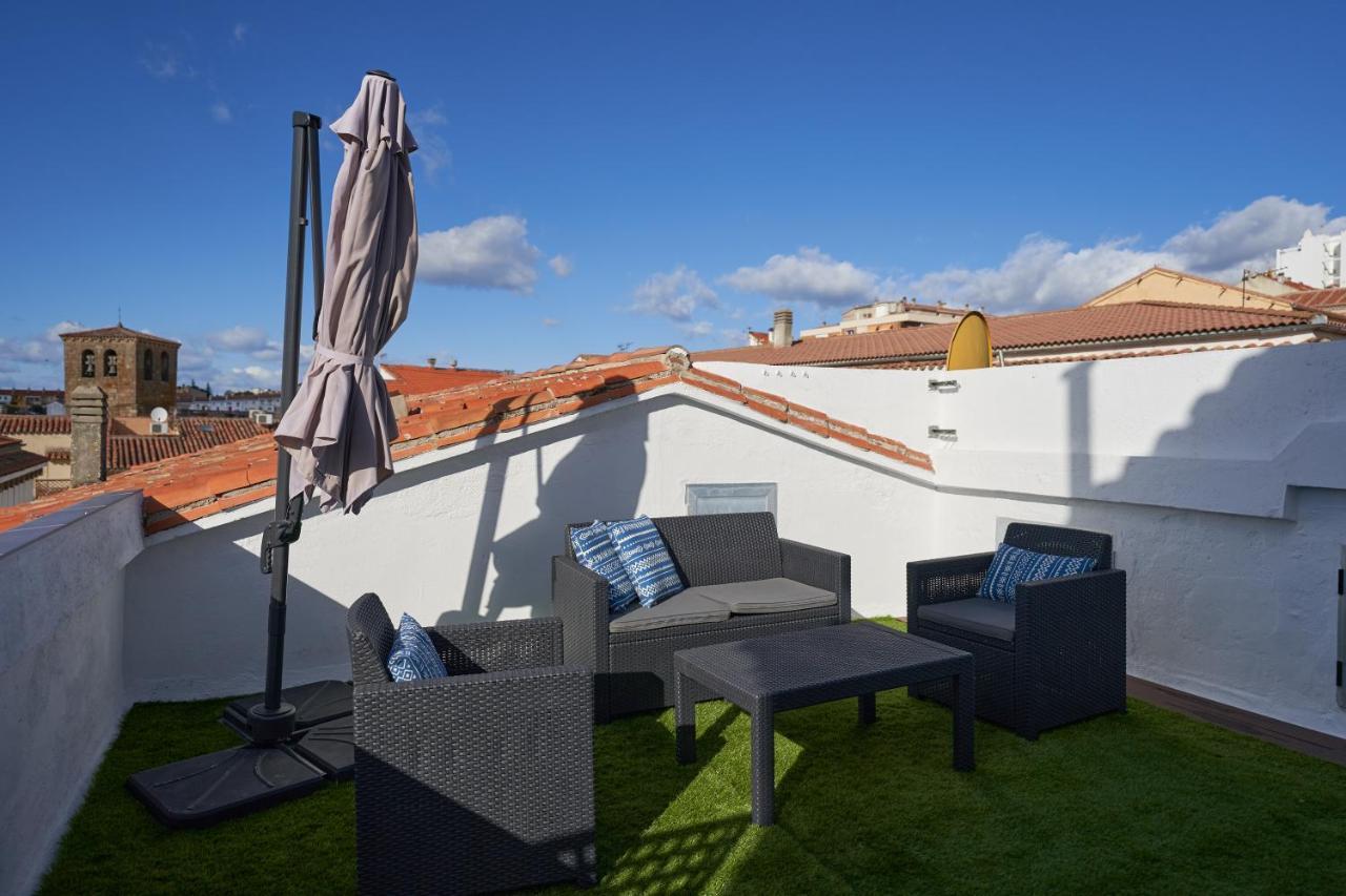 Duplex Casa De Las Argollas Grand Suite Parking Gratis Plasencia Exteriör bild